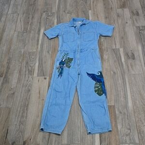 Levi × Farm Rio denim jumpsuit